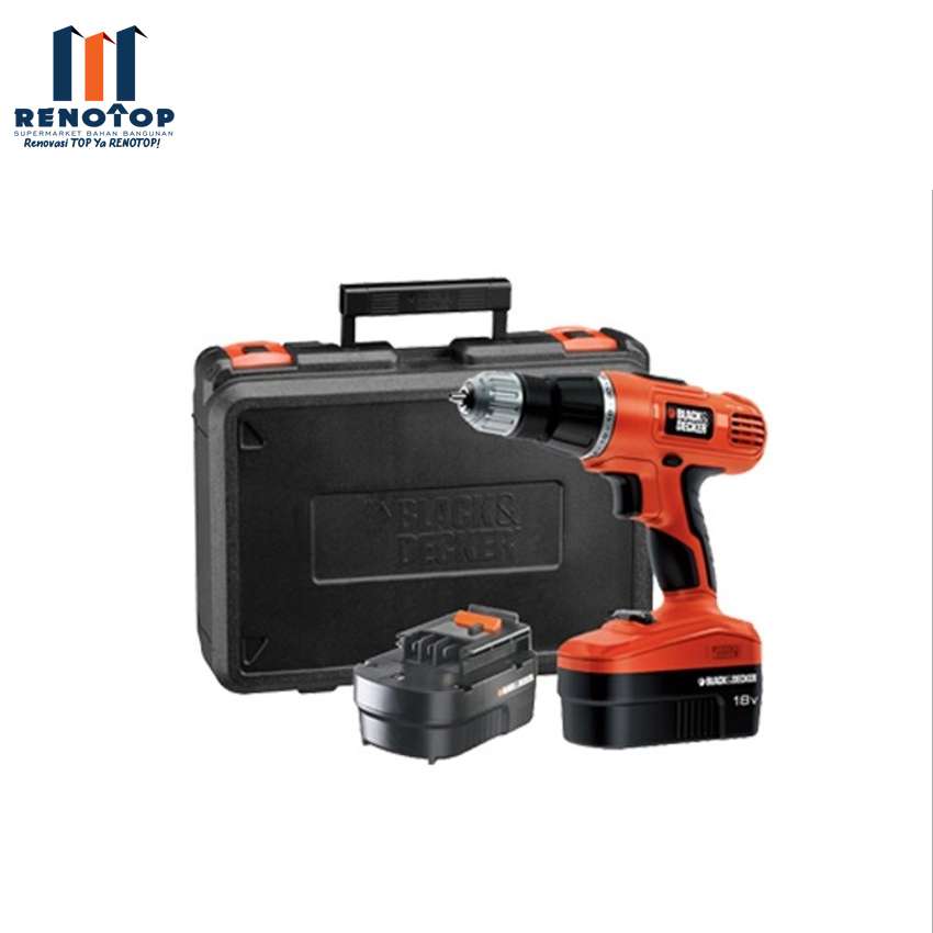 Black&Decker 18 V Hammer Drill Lithium 1 Baterry Kit Box photo