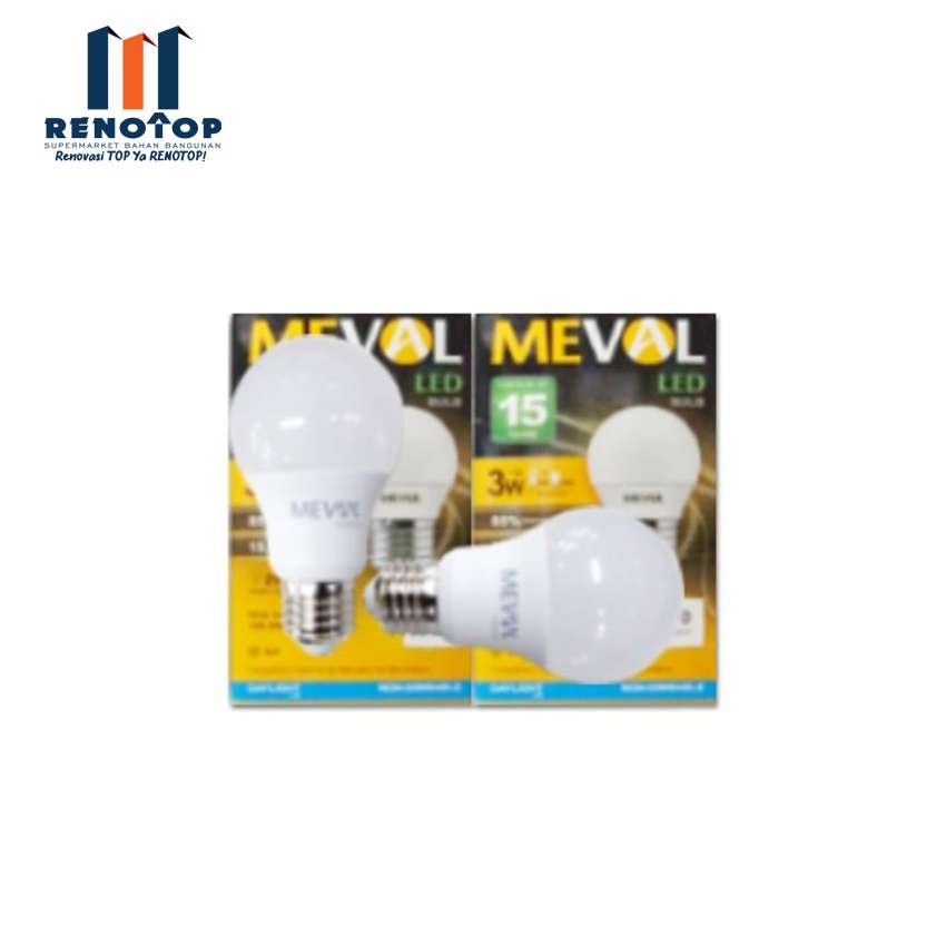 Image MEVAL Led Bulb 3 watt Putih